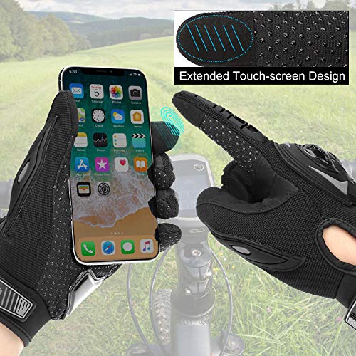 Guanti Moto Invernali Impermeabili E Antivento - Touch Screen, Protezione Nocche Per Uomo E Donna - 3