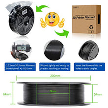 Carica l'immagine nel visualizzatore di Gallery, SUNLU Filamento della stampante PLA plus Filament 1.75mm, 3D Printer black - Ilgrandebazar