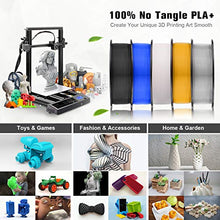 Carica l'immagine nel visualizzatore di Gallery, SUNLU Filamento della stampante PLA plus Filament 1.75mm, 3D Printer black - Ilgrandebazar