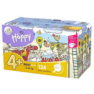 Bella Baby Happy - Pannolini taglia 4 + Maxi Plus, 1 confezione (1 x 124... - Ilgrandebazar