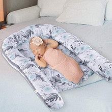 Carica l'immagine nel visualizzatore di Gallery, riduttore lettino neonato antisoffoco - 90 x 50 cm, Bianco Grigio Con Stelle
