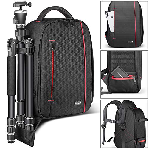 Zaino NEEWER Per Fotocamera Impermeabile E Antiurto – 42x28x14 Cm Con Supporto Treppiedi E Scomparti Regolabili