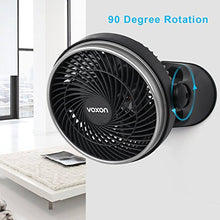 Carica l'immagine nel visualizzatore di Gallery, VOXON Ventilatore da Tavolo, a Parete Turbo con Due 11, Nero