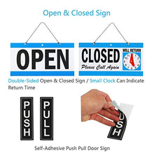 Carica l'immagine nel visualizzatore di Gallery, KATOOM Segno Aperto e Chiuso, orario di Apertura Aperto/Chiuso a... - Ilgrandebazar