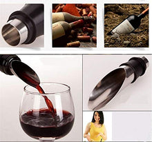 Carica l'immagine nel visualizzatore di Gallery, le bottiglie di vino in acciaio inossidabile aerating beccuccio e Pack 5 - Ilgrandebazar