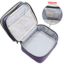 Carica l'immagine nel visualizzatore di Gallery, Luxja Borsa per Olio Essenziale doppio strato: 30 bottiglie, Viola