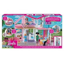 Carica l&#39;immagine nel visualizzatore di Gallery, Barbie- La Nuova Casa di Malibu, Playset Richiudibile su Due Piani con Accessori, 61 cm, Giocattolo per Bambini 3+ Anni, FXG57 - Ilgrandebazar