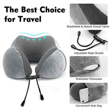 Carica l'immagine nel visualizzatore di Gallery, SYOSIN Cuscino da viaggio, in memory foam, di supporto per...