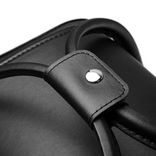 Carica l'immagine nel visualizzatore di Gallery, HBF Borsa Cosmetici Nera in Pelle Tracolla Rimovibile Organizer Make...