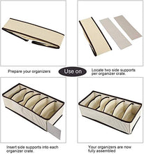 Carica l'immagine nel visualizzatore di Gallery, Cassetto Organizer per Biancheria Intima, LEADSTAR Divisori Cassetti...