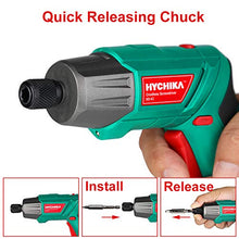 Carica l'immagine nel visualizzatore di Gallery, Cacciavite Elettrico 6N.m, HYCHIKA Avvitatore (Par max 6 N.m, 3.6... - Ilgrandebazar