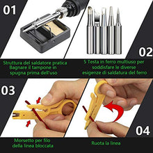 Carica l'immagine nel visualizzatore di Gallery, Vastar Saldatore Elettrico Professionale Kit - 60w, Saldatura... - Ilgrandebazar