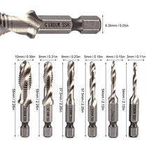 Carica l'immagine nel visualizzatore di Gallery, Set di 6 Viti Maschi Yosoo, Inserto per Maschio Combinato a Macchina, HSS,... - Ilgrandebazar