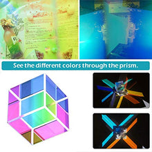 Carica l'immagine nel visualizzatore di Gallery, SIMUER Cubo del Prisma a Dispersione RGB Vetro Ottico Prisma...