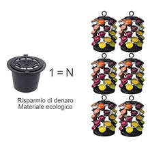 Carica l'immagine nel visualizzatore di Gallery, Lictin Capsule per Caffè Ricaricabili Nespresso, 6 Tazze +2 Cucchiaio di...