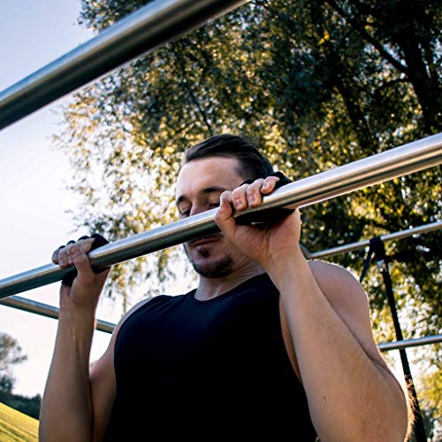 Guanti Palestra PULLUP & DIP In Neoprene | Grip Pads Per Sollevamento Pesi E Calisthenics | Taglia Unica - Foto 3