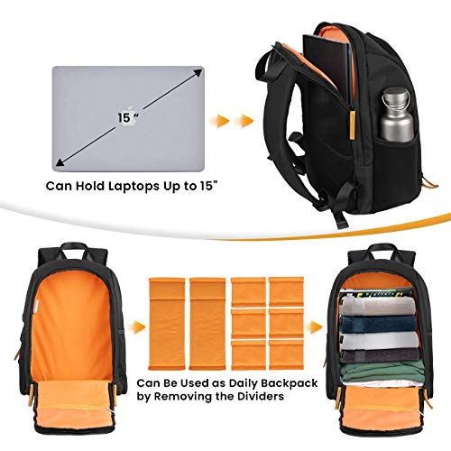 Zaino Fotografico TARION TB-02 - Impermeabile Per Reflex, Laptop 15'' E Treppiede | Ideale Per Trekking - Foto 2