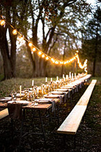 Carica l'immagine nel visualizzatore di Gallery, JP-LED Catena Di Luci LED【 Con 27 Lampadine Led G40 】Luci Da Esterno E Da...