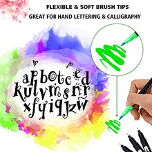 Carica l'immagine nel visualizzatore di Gallery, Laconile 100 colori acquerello spazzole con punta di 2 mm, 100 Black Colours - Ilgrandebazar