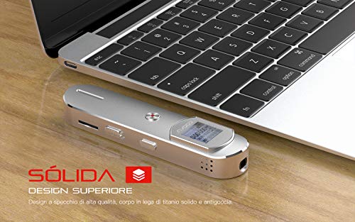 Registratore Vocale Digitale Tonnlog 136 GB - Con Attivazione Vocale, USB-C, Fino A 85 Ore Di Registrazione