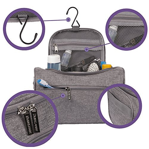 Beauty Case YNOT? Medium Yes Bag - Borsetta Porta Trucchi Con Stampa Città, Cinturino Rimovibile