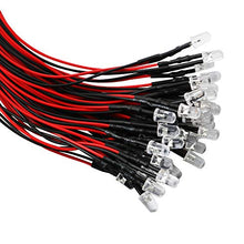 Carica l'immagine nel visualizzatore di Gallery, RUNCCI 50Pcs Diodo ad emissione luminosa LED, 12v Pre wired,5 colori [Classe...