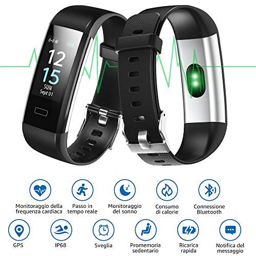 MROTY Italia | Orologio Fitness Uomo Donna, Tracker, Smartwatch, Nero �  Ilgrandebazar.it