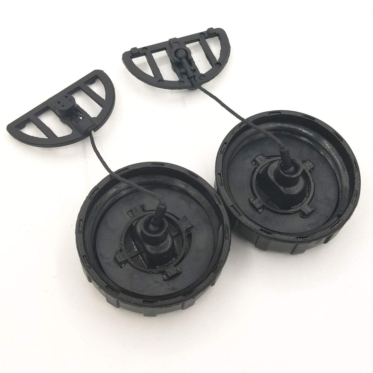 2 pezzi Tappo serbatoio carburante per STIHL MS170C MS180C MS170 MS180 017 018 Nero