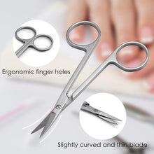 Carica l'immagine nel visualizzatore di Gallery, Auxmir Forbicine Unghie e Cuticole in Acciaio 9,8 cm, Forbici unghie 9,8CM - Ilgrandebazar