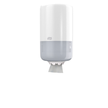 Carica l'immagine nel visualizzatore di Gallery, Tork 558000 Dispenser per asciugamani ad estrazione centrale Mini, Bianco - Ilgrandebazar