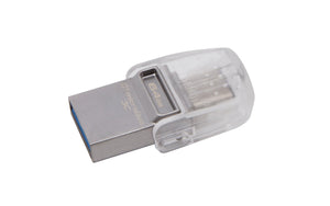 Kingston DataTraveler microDuo 3C DTDUO3C/64GB USB 3.0/3.1 Type-A e Nero - Ilgrandebazar