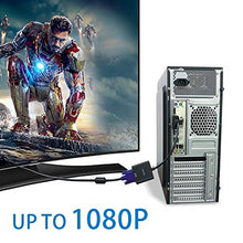 Carica l'immagine nel visualizzatore di Gallery, GANA Adattatore DVI a VGA Cavo Convertitore DVI-D a | 24+1 Supporto 60Hz...