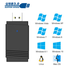 Carica l&#39;immagine nel visualizzatore di Gallery, Lemorele Adattatore WiFi USB 3.0 AC1200Mbps Bluetooth 1200-Mbps-MU-MIMO - Ilgrandebazar