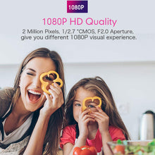 Carica l'immagine nel visualizzatore di Gallery, Mibao 1080P Telecamera Sorveglianza Wifi Camera IP Wireless Interno con... - Ilgrandebazar