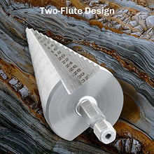 Carica l'immagine nel visualizzatore di Gallery, MOHOO Punte Coniche + Punta Trapano Elicoidale Conica in Acciaio HSS... - Ilgrandebazar