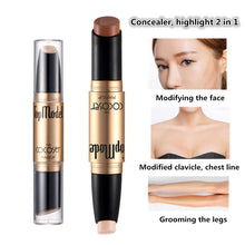 Carica l'immagine nel visualizzatore di Gallery, Concealer, Contour Stick per testa doppia,Correttore, Contouring per... - Ilgrandebazar