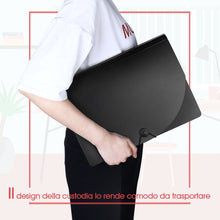 Carica l'immagine nel visualizzatore di Gallery, LOETAD Cartella Portadocumenti Soffietto Faldoni per Ufficio 12 12 tasche - Ilgrandebazar