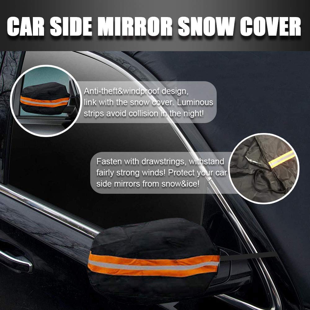 Copri Parabrezza Auto | Antighiaccio E Parasole | 145x96 Cm | 4 Strati | Ripiegabile - Foto 7