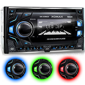 XOMAX XM-2CDB620 Autoradio con lettore CD I Vivavoce Bluetooth I RDS I 3...