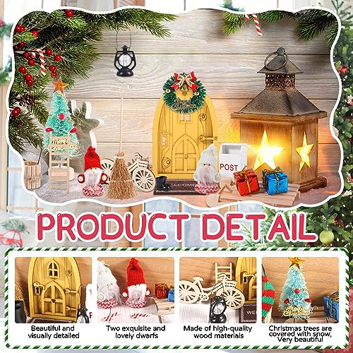 Mabecol Porta Per Elfo Natale Accessori, Kit Porticina Elfi Angeli