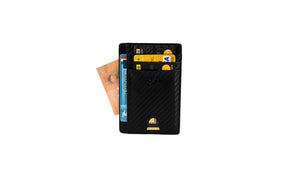 Portafoglio Cash4next Slim Porta Carte Di Credito Uomo E 110x80x5, Carbonio - Ilgrandebazar