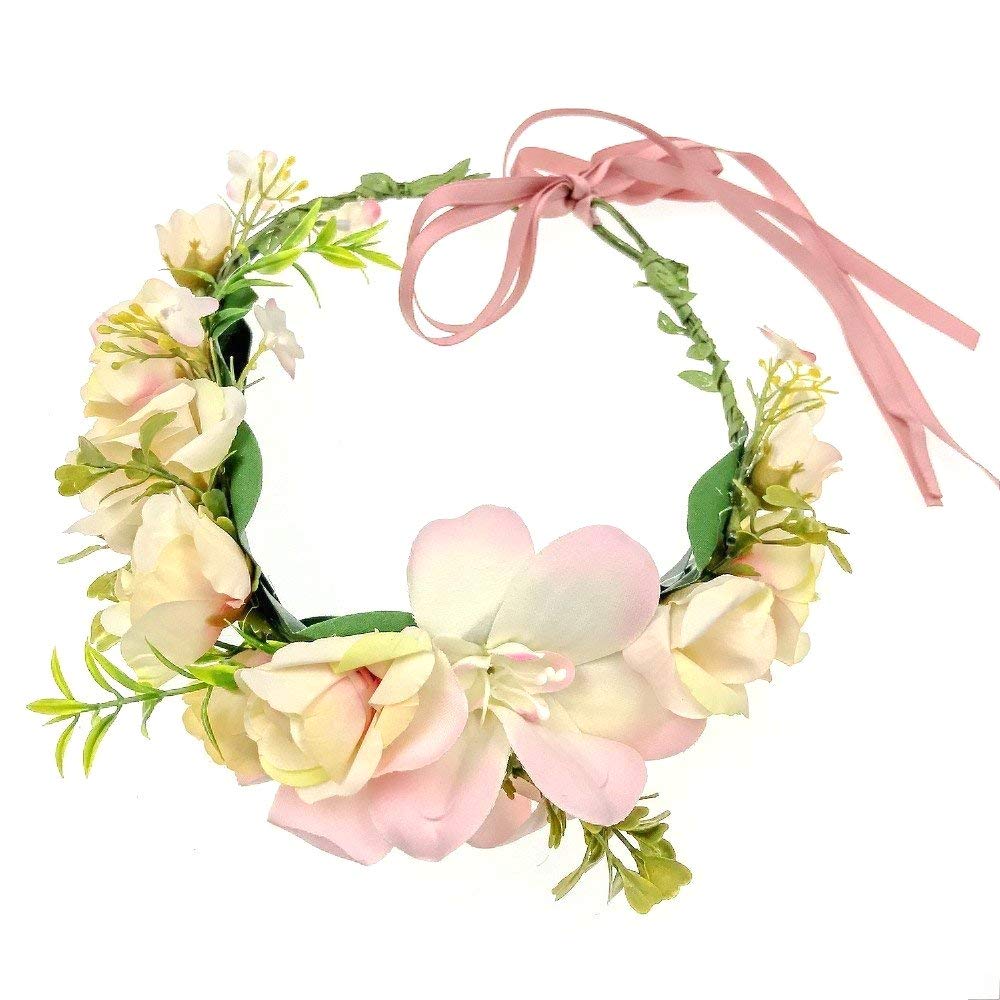 Cerchietto Fiori Rose Rosse Per Capelli - Per Donna E Bambina, Matrimoni E Feste - Foto 13