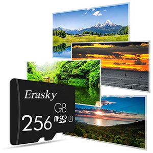 Erasky Scheda di Memoria 256GB Micro SD Memory Card per Fotocamere 256 GB - Ilgrandebazar