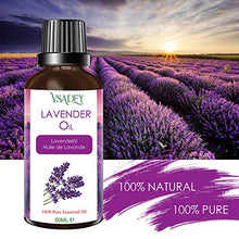 Carica l'immagine nel visualizzatore di Gallery, VSADEY Olio Essenziale di Lavanda 50 ml, 100% Puro e Naturale Olio...