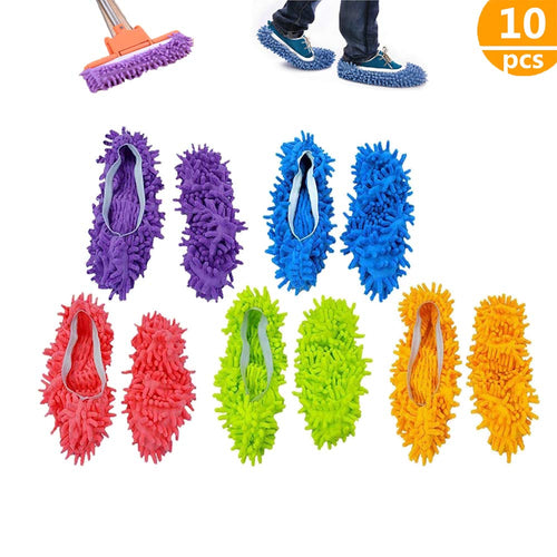 BASON mop slippers,mop polvere,facile da pulire le scarpe Pantofole Mops... - Ilgrandebazar