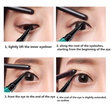 Carica l'immagine nel visualizzatore di Gallery, Eyeliner Peacock Waterproof Long Lasting Nero Liquid Eye Liner nero - Ilgrandebazar