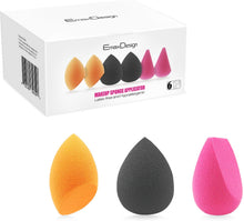 Carica l'immagine nel visualizzatore di Gallery, EmaxDesign Spugnetta per trucco 6 pezzi Spugnette Make Up applicare... - Ilgrandebazar