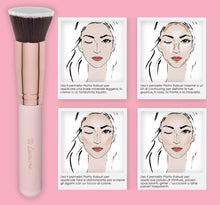 Carica l'immagine nel visualizzatore di Gallery, Pennelli Make Up Kabuki Fondotinta (Oro Rosa) Oro Rosa - Ilgrandebazar