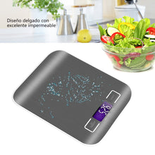 Carica l'immagine nel visualizzatore di Gallery, GPISEN Bilancia da Cucina Smart Digitale con Funzione Tare,5kg/11 lbs Argento - Ilgrandebazar