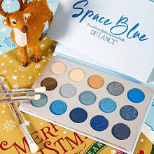 Carica l'immagine nel visualizzatore di Gallery, DE’LANCI Palette de maquillage 15 couleurs fard à paupières bleu... - Ilgrandebazar